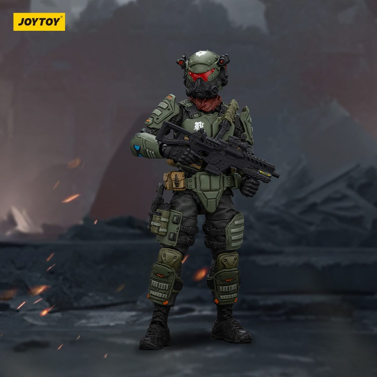 Produktbild APOC Series Dark Source actionfigur Stellar Scar Assault Team Titanite 11 cm