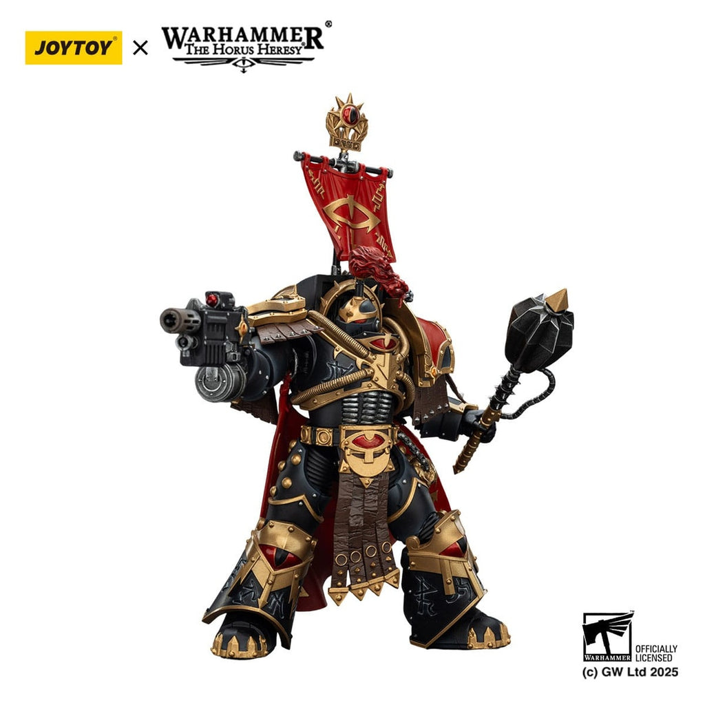 Produktbild Warhammer 40,000: Sons of Horus Actionfigur Legion Cataphractii Praetor med Combi-Melta och Power Maul 14 cm