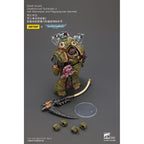 Produktbild Warhammer 40K Actionfigur 1/18 Death Guard Deathshroud Terminator Champion med Manreaper och Plaguespurter Gauntlets 14 cm