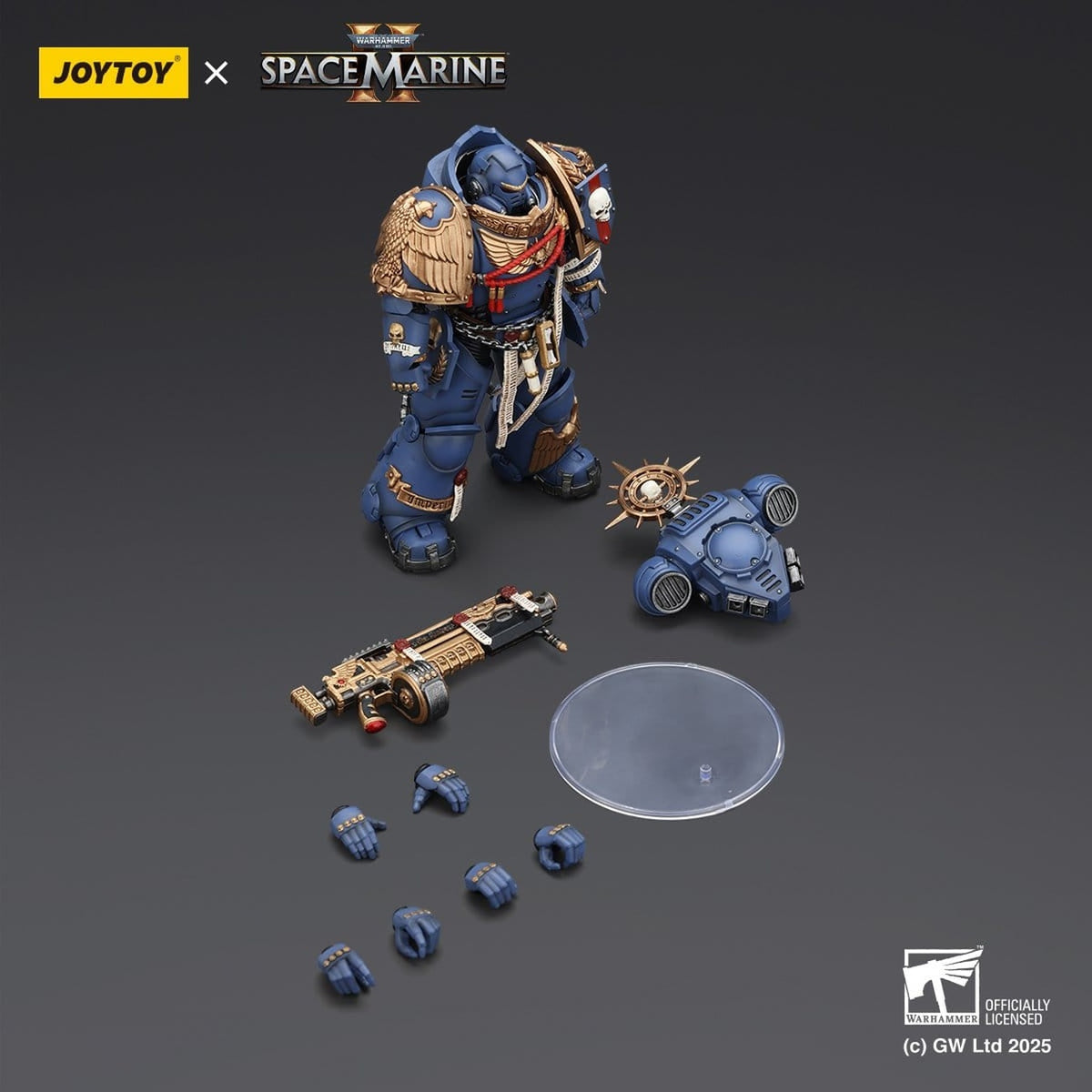 Produktbild Warhammer 40,000 actionfigur Ultramarines Heavy Relic Primus Armor 13 cm