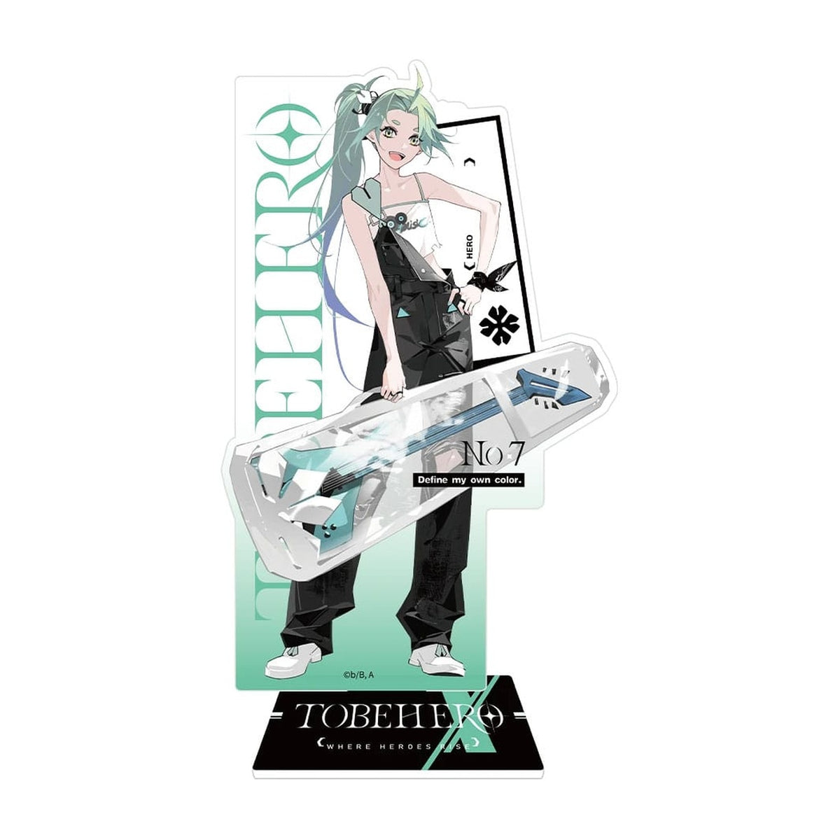 Product image To Be Hero X Acrylic Standee Hero Show Series Lucky Cyan 17 cm