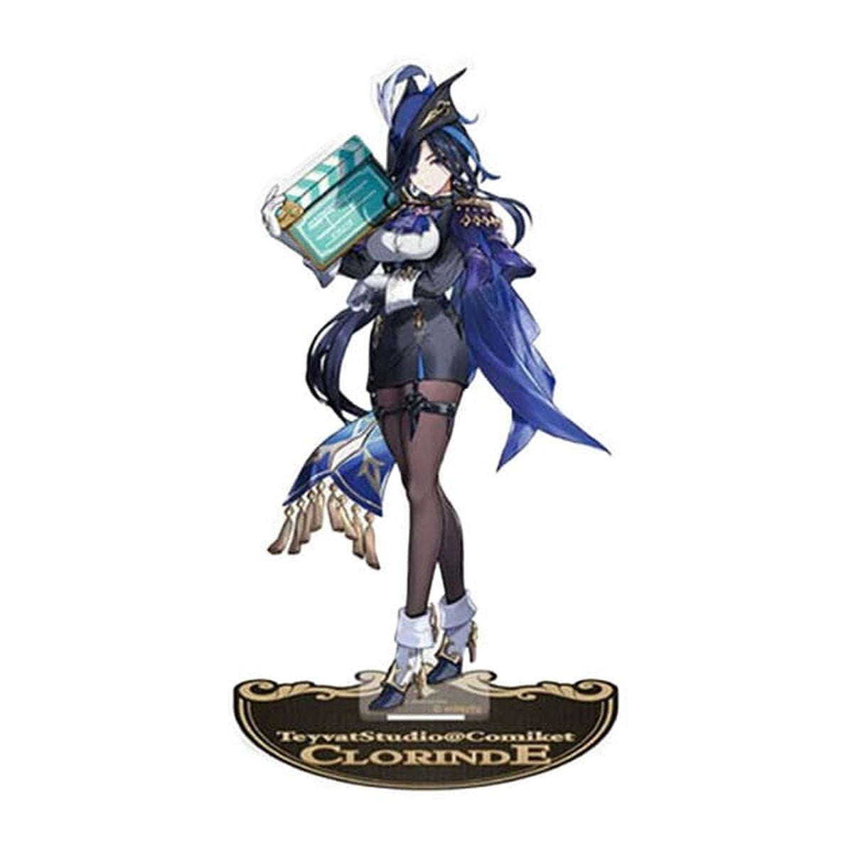 Produktbild Genshin Impact Teyvat Studio Edition akrylsamlingsfigur: Clorinde 18 cm