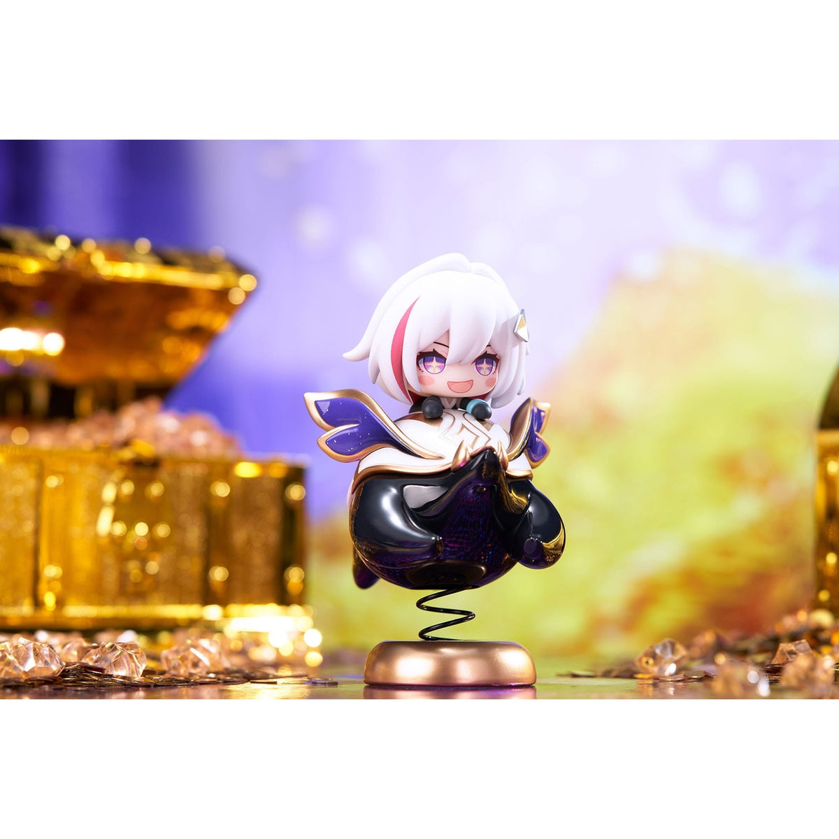 Produktbild Honkai: Star Rail PVC-staty Topaz & Numby Chibi Chara Yurayura Stand 10 cm