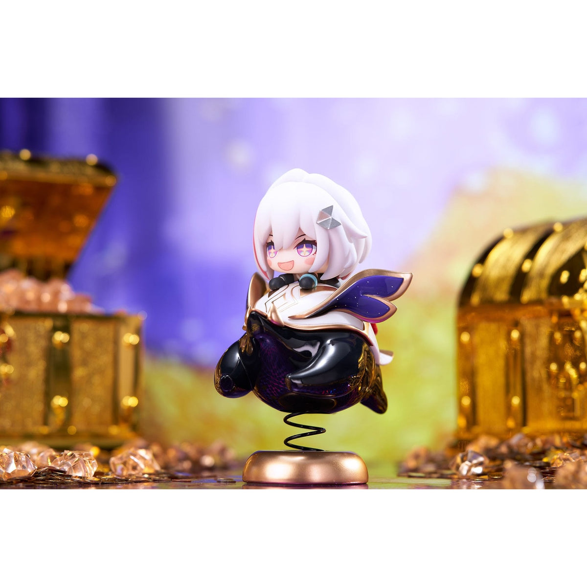 Produktbild Honkai: Star Rail PVC-staty Topaz & Numby Chibi Chara Yurayura Stand 10 cm