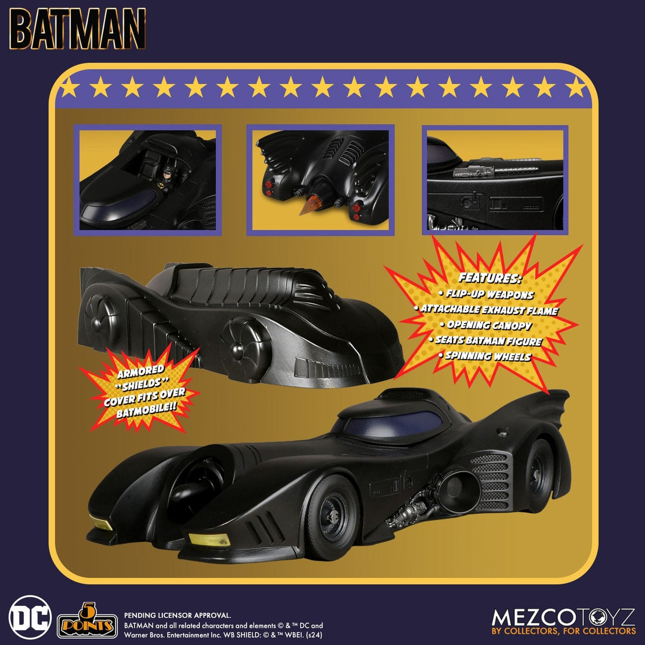 Produktbild Batman (1989) 5 Points-fordon Batmobile
