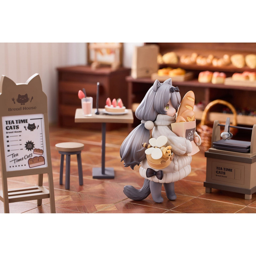 Produktbild Decorated Life Collection PVC-staty Ett Tea Time Cats - Cat Town Bakery Staff & Customer Set 12 cm