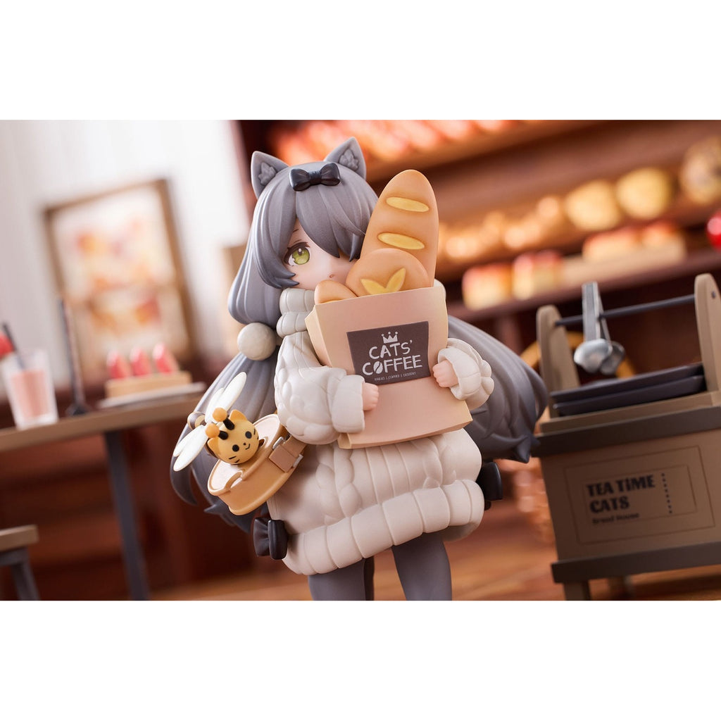 Produktbild Decorated Life Collection PVC-staty Ett Tea Time Cats - Cat Town Bakery Staff & Customer Set 12 cm