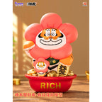 Produktbild I Am Not Fat Tiger Statue Alexander the Tiger Rich Flower 20 cm