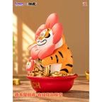 Produktbild I Am Not Fat Tiger Statue Alexander the Tiger Rich Flower 20 cm