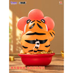 Produktbild I Am Not Fat Tiger Statue Alexander the Tiger Rich Flower 20 cm