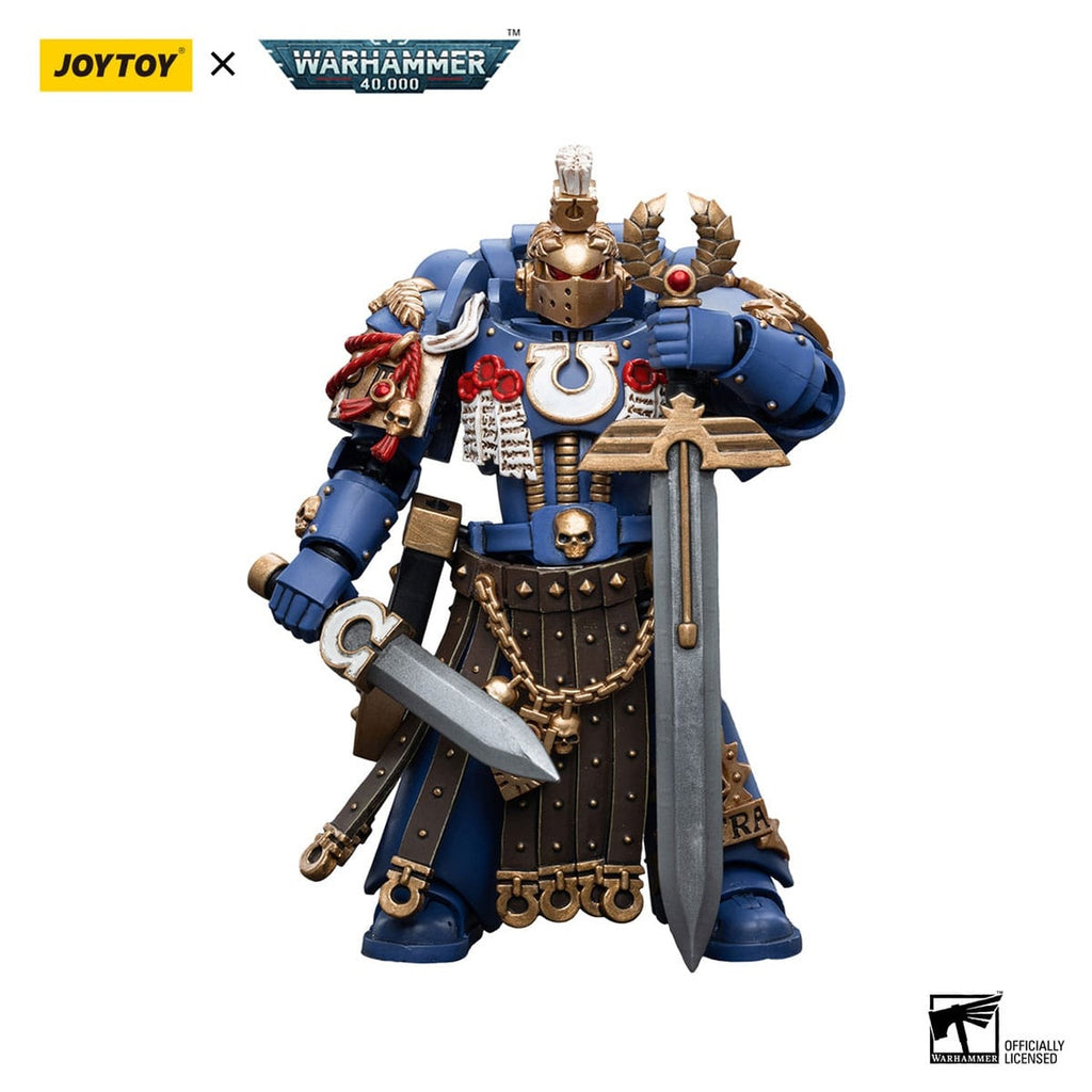 Produktbild Warhammer 40k actionfigur 1/18 Ultramarines Honour Guard Chapter Champion 12 cm