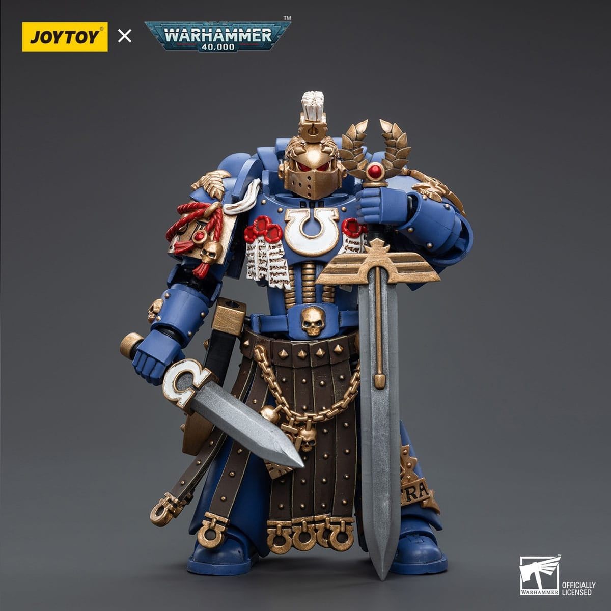 Produktbild Warhammer 40k actionfigur 1/18 Ultramarines Honour Guard Chapter Champion 12 cm