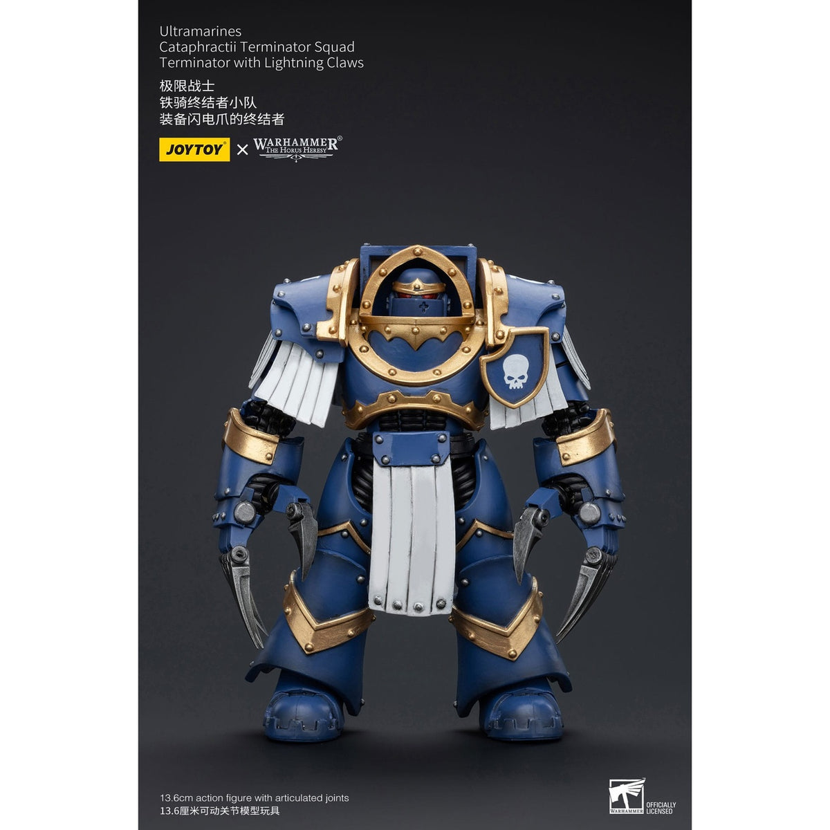 Produktbild Warhammer The Horus Heresy actionfigur 1/18 Ultramarines Cataphractii Terminator Squad Terminator with Lightning Claws 1