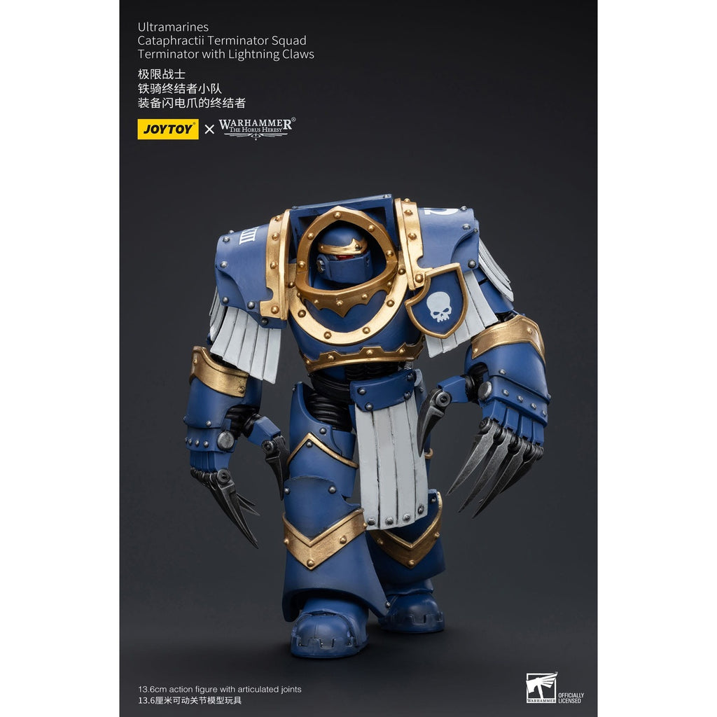 Produktbild Warhammer The Horus Heresy actionfigur 1/18 Ultramarines Cataphractii Terminator Squad Terminator with Lightning Claws 1