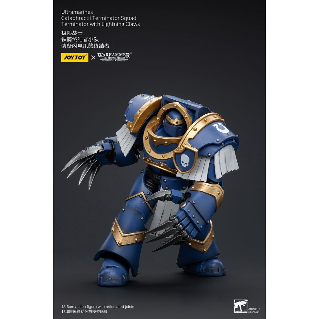 Produktbild Warhammer The Horus Heresy actionfigur 1/18 Ultramarines Cataphractii Terminator Squad Terminator with Lightning Claws 1