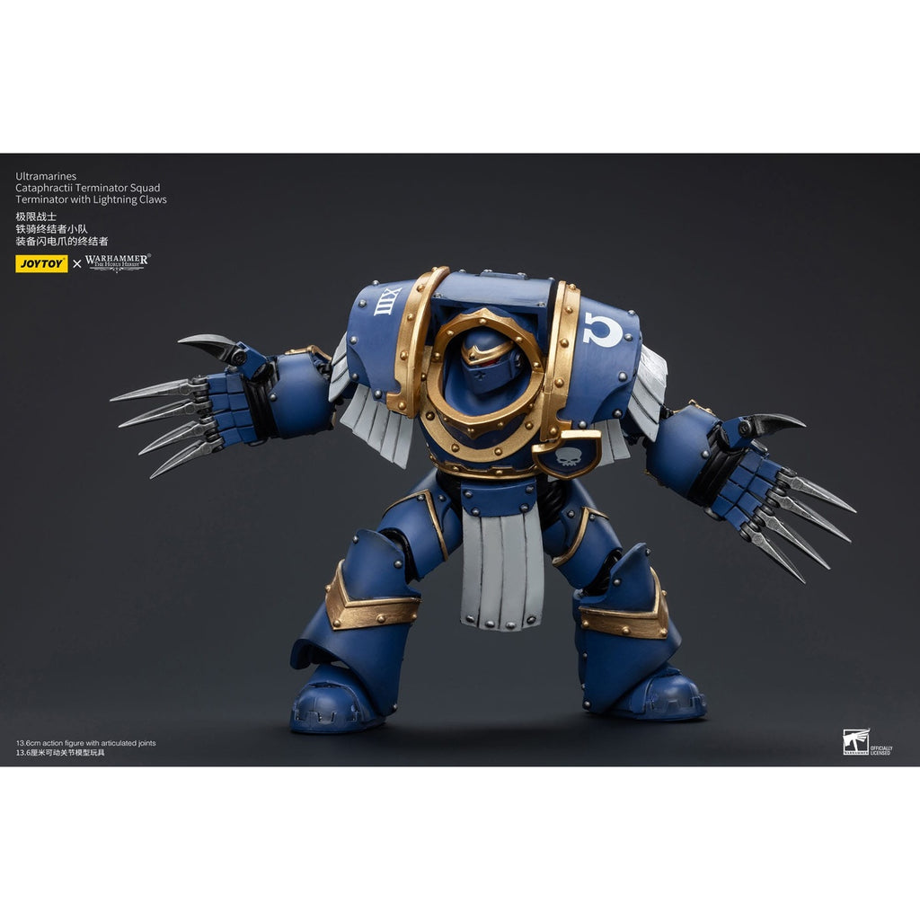 Produktbild Warhammer The Horus Heresy actionfigur 1/18 Ultramarines Cataphractii Terminator Squad Terminator with Lightning Claws 1