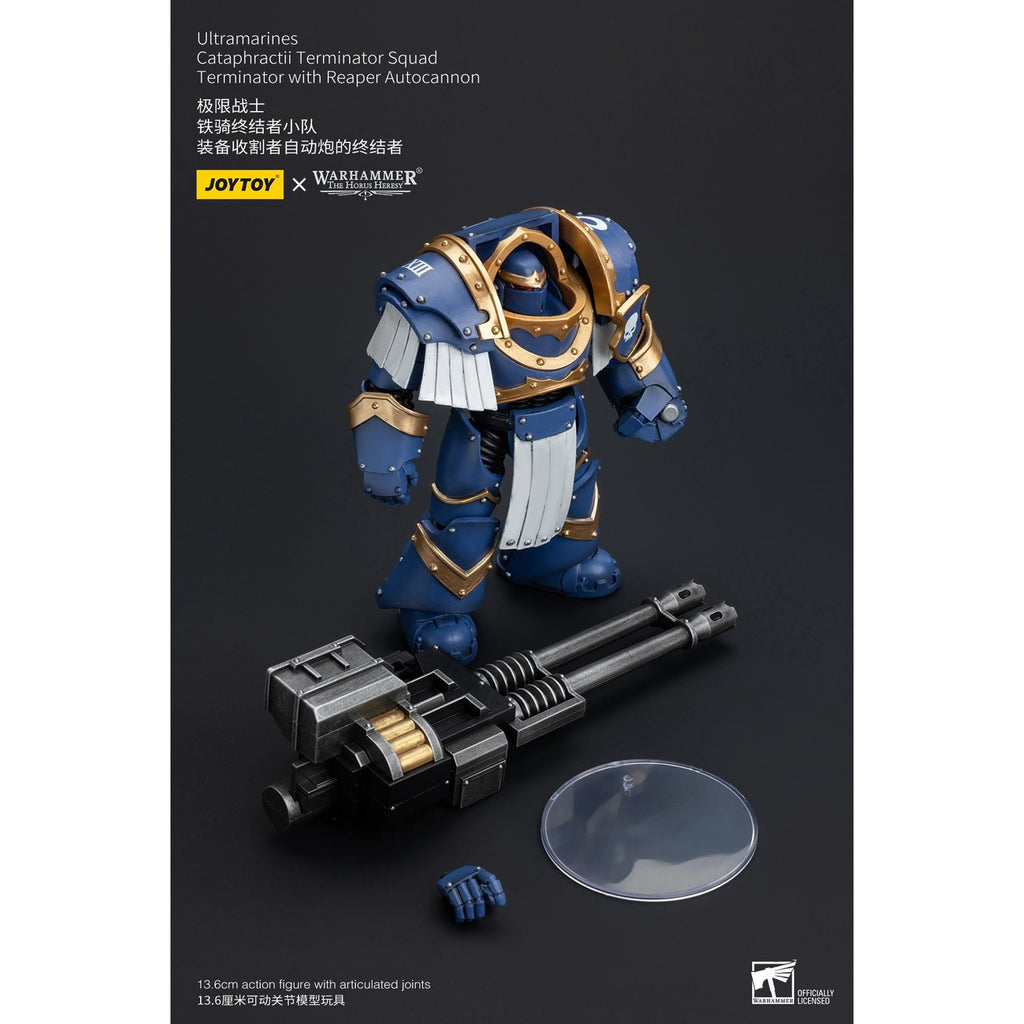 Produktbild Warhammer The Horus Heresy Actionfigur 1/18 Ultramarines Cataphractii Terminator Squad Terminator med Reaper Autocannon