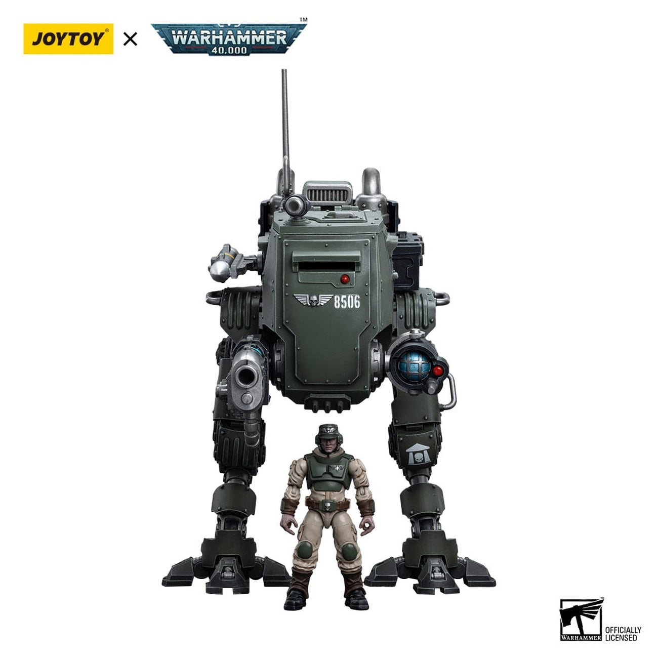 Produktbild Warhammer 40k Actionfigur 1/18 Astra Militarum Cadian Armoured Sentinel 12 cm