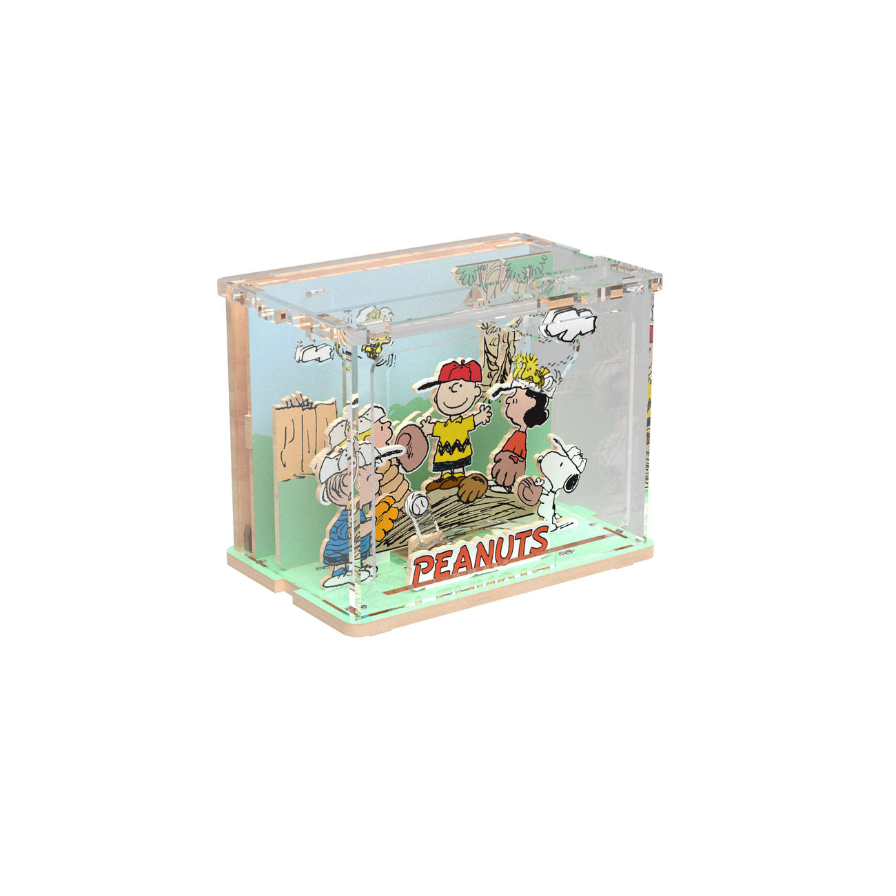 Produktbild Peanuts Puremind DIY Byggsats Mini Scene – Baseball Time