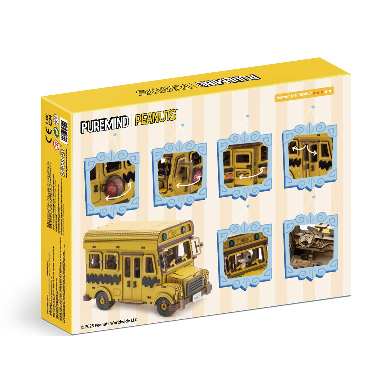 Produktbild Peanuts Puremind Byggset School Bus