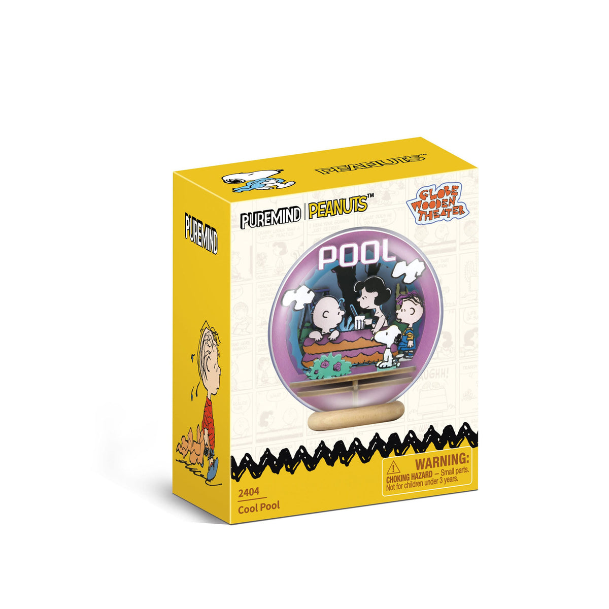Produktbild The Peanuts Puremind Byggsats Wooden Theater Globe Cool Pool