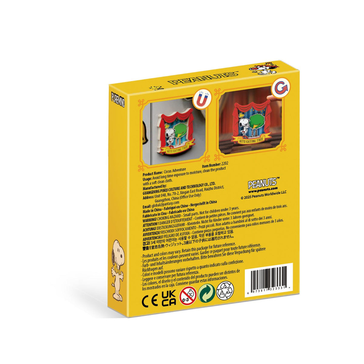 Produktbild Peanuts Puremind Magnet Circus Adventure