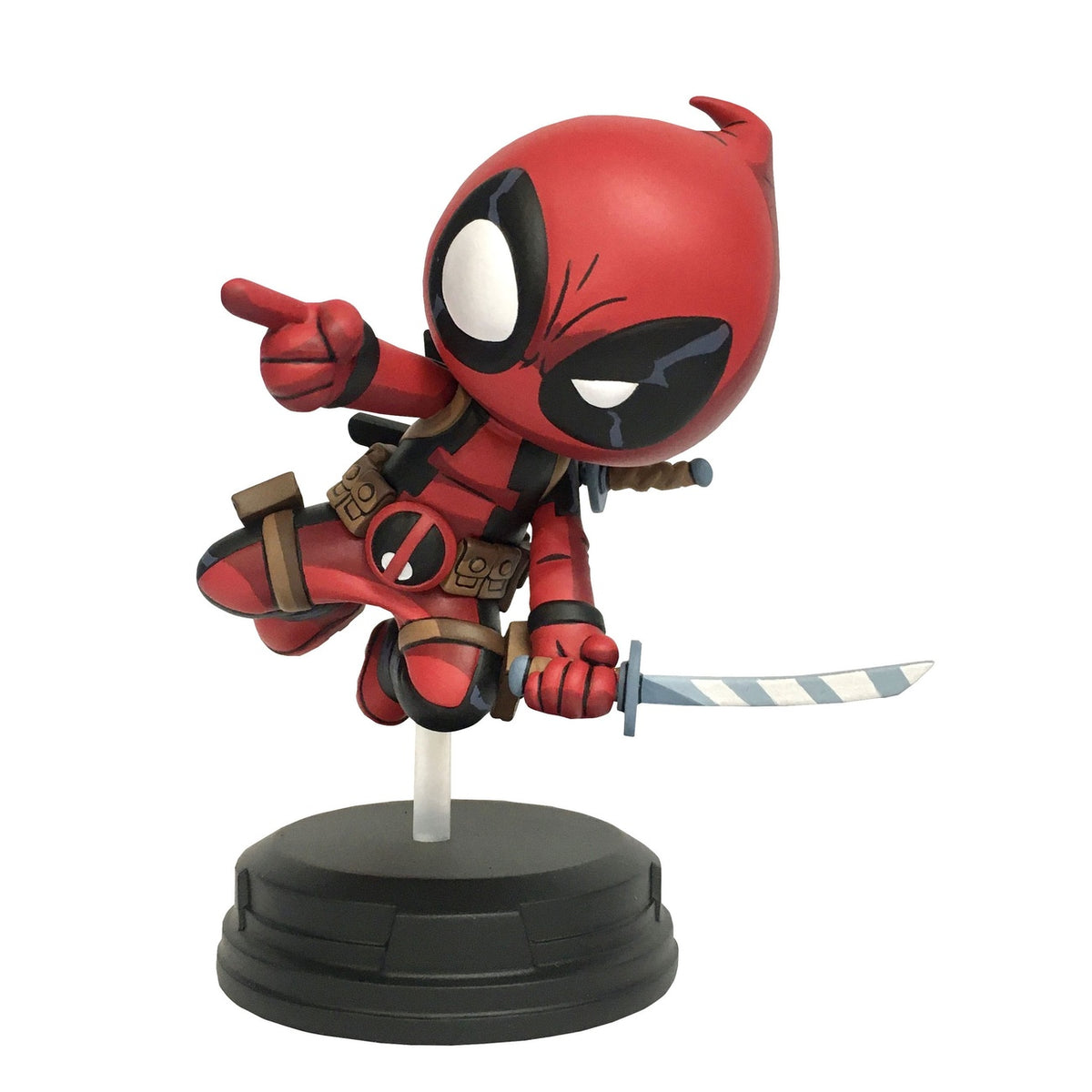 Produktbild Marvel Animated Statue Deadpool (Jumping) 18 cm