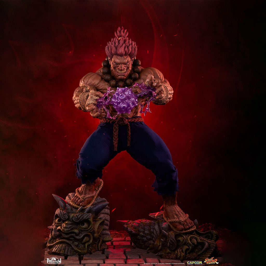 Produktbild Street Fighter Staty 1/2 Akuma 107 cm