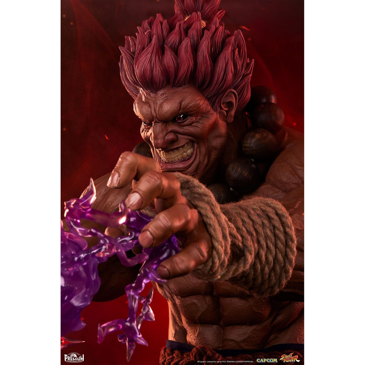 Produktbild Street Fighter Staty 1/2 Akuma 107 cm