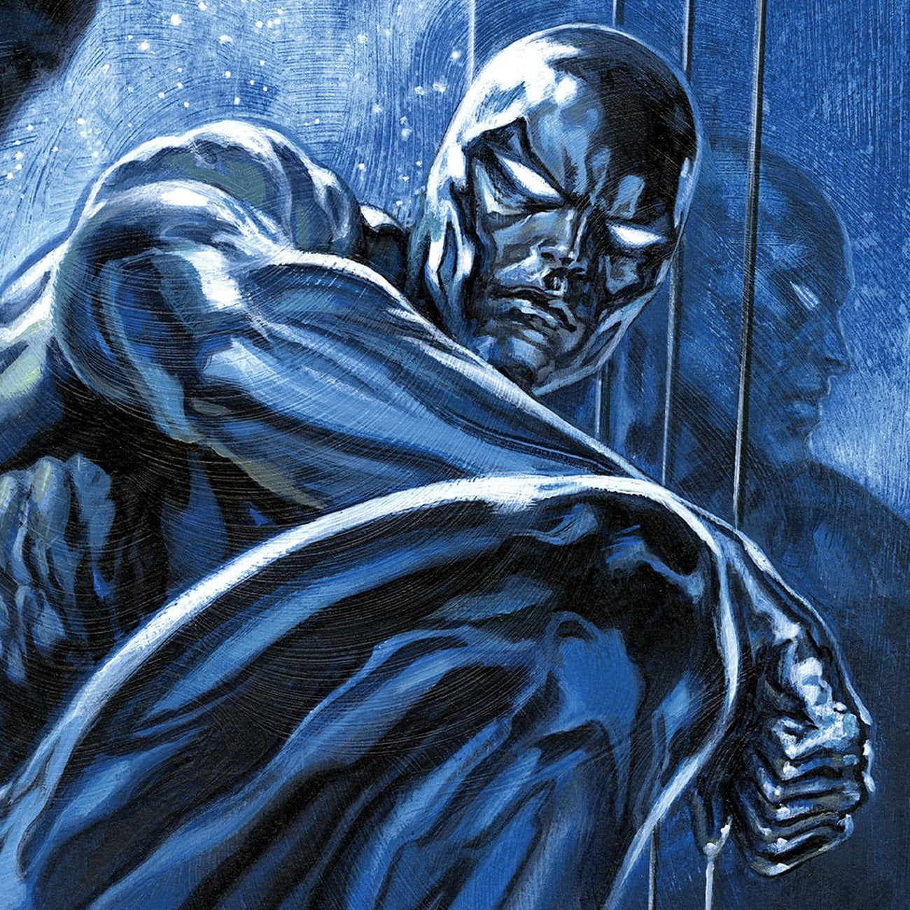 Produktbild Marvel konsttryck Silver Surfer: Ghost Light 61 x 41 cm - utan ram
