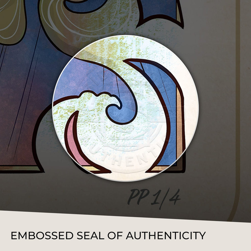 Produktbild Critical Role Konsttryck Matthew Mercer: 10th Anniversary Art Nouveau Illustrations 46 x 28 cm – utan ram
