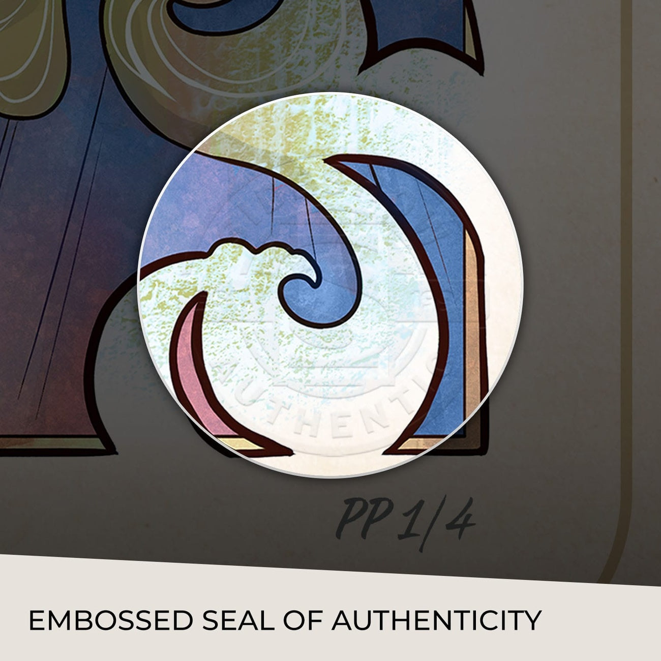 Produktbild Critical Role Konsttryck Matthew Mercer: 10th Anniversary Art Nouveau Illustrations 46 x 28 cm – utan ram