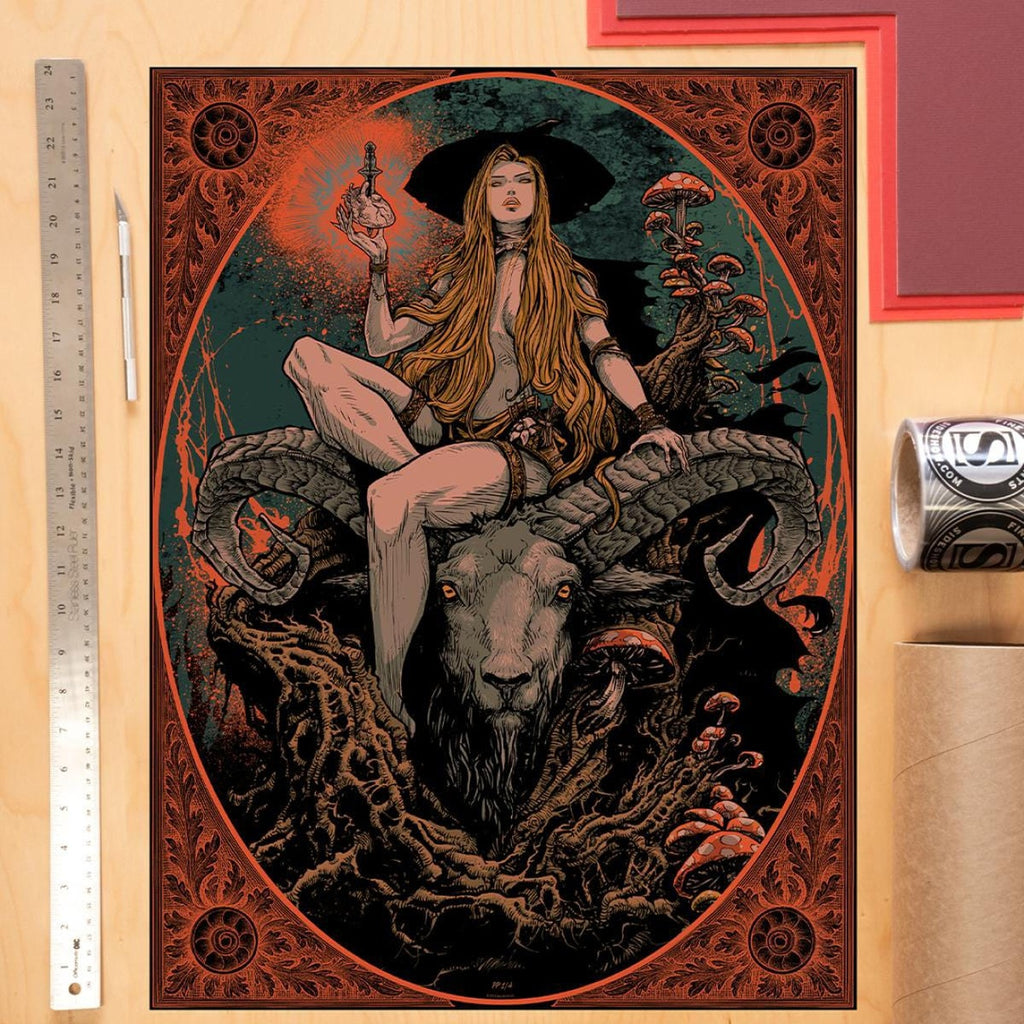 Produktbild Sideshow Originals konsttryck The Witch of the Woods 61 x 46 cm – utan ram