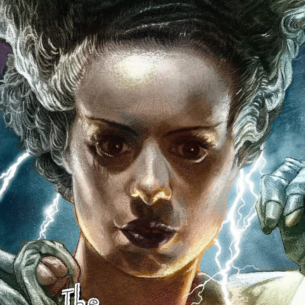 Produktbild Frankensteins Brud konsttryck Bride of Frankenstein (Color Variant) av Ruiz Burgos 61 x 46 cm – utan ram