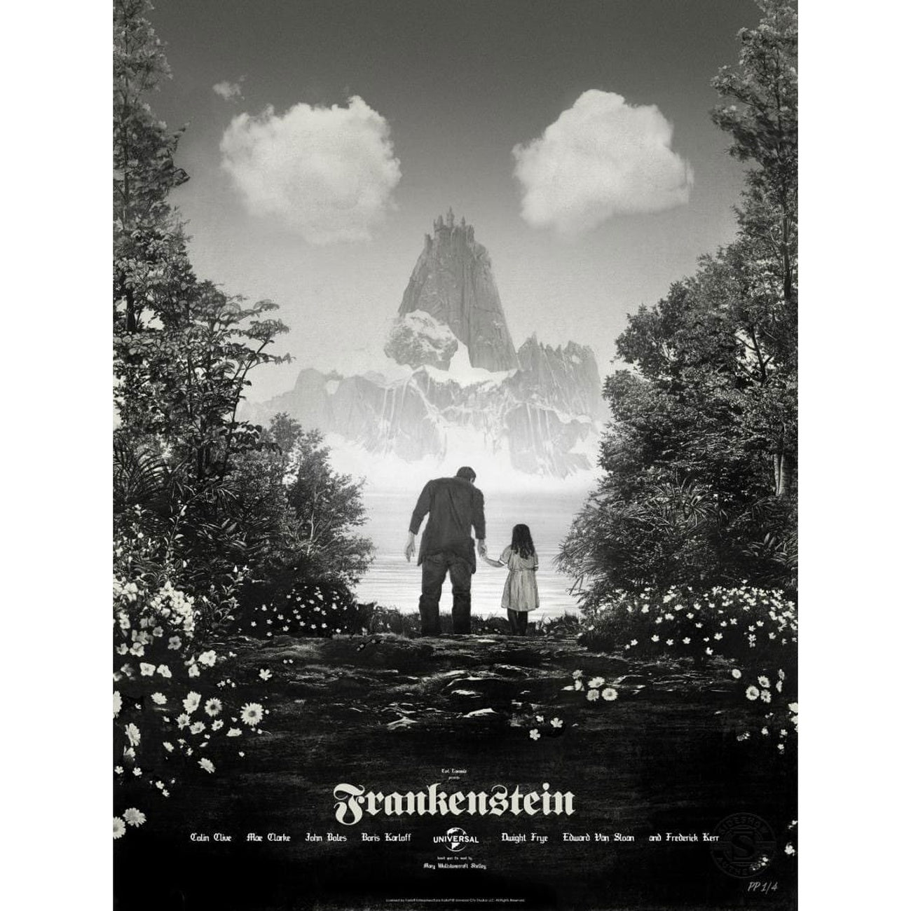 Produktbild Frankenstein konsttryck Frankenstein by Greg Ruth 61 x 46 cm – utan ram