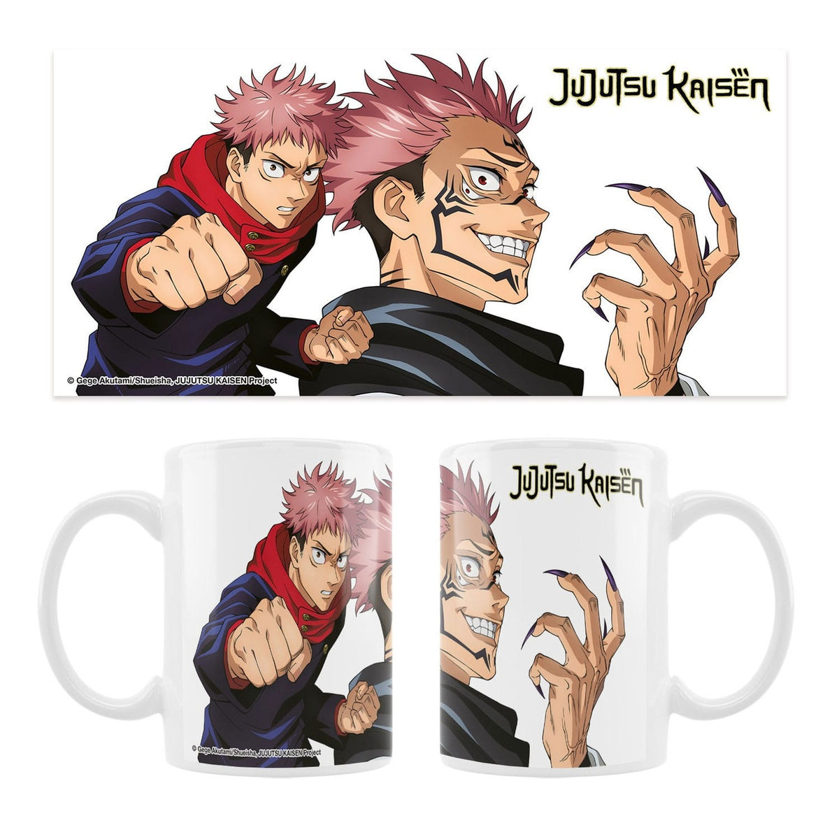 Produktbild Jujutsu Kaisen Keramikkopp Yuji & Sukuna