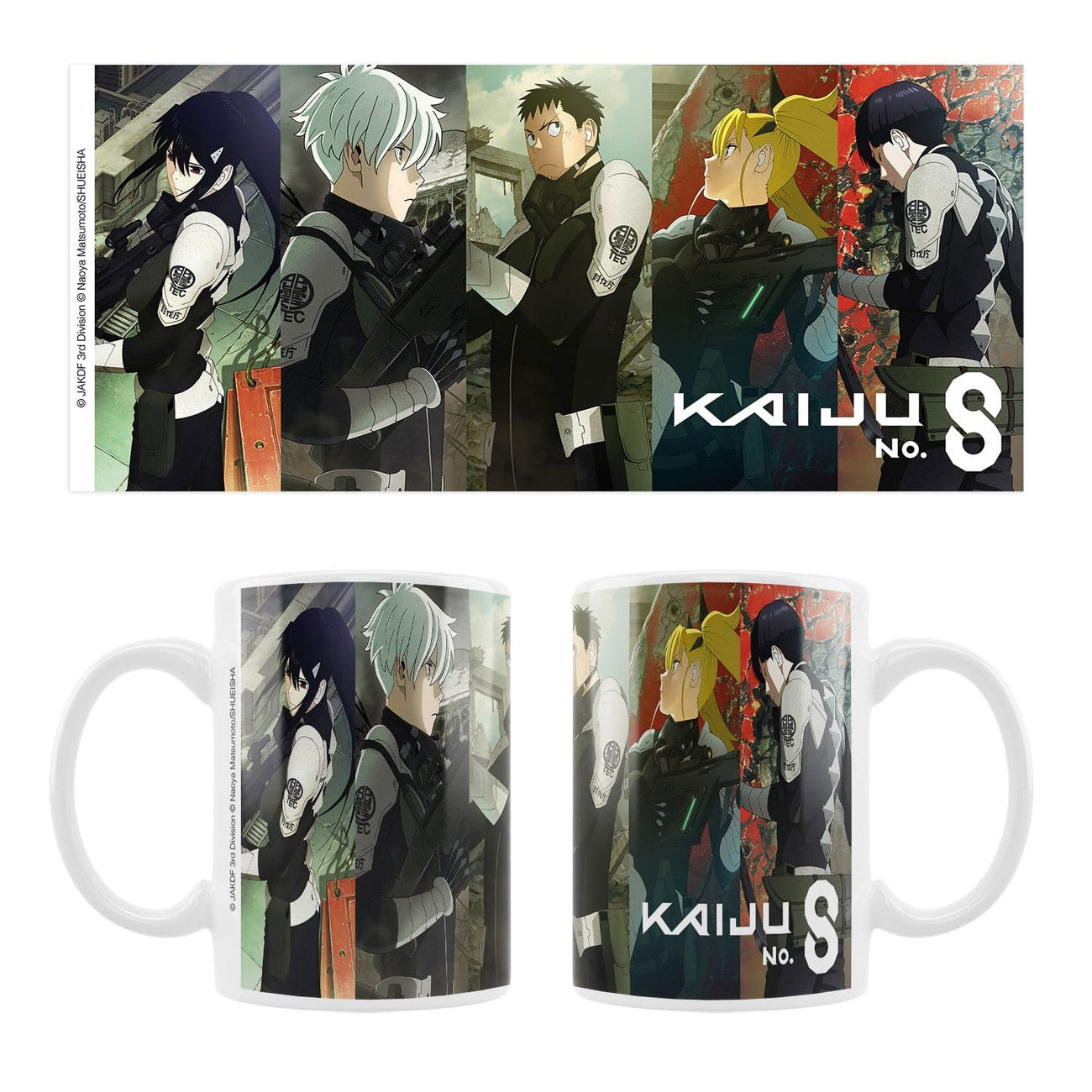 Produktbild Kaiju No. 8 Keramikkopp Mina, Reno, Kafka, Kikoru, Hoshina
