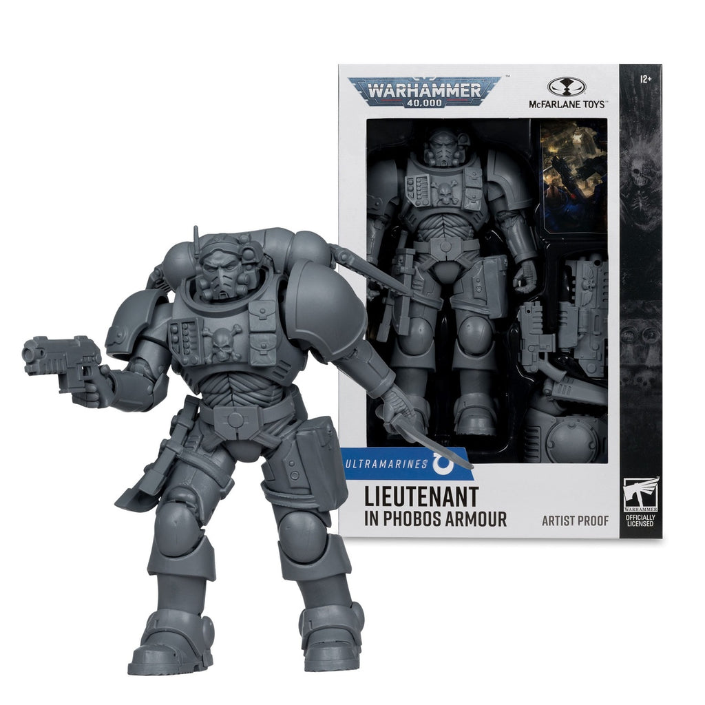 Produktbild Warhammer 40,000 Actionfigur Lieutenant i Phobos Armor (Ultramarines) (Artist Proof) 18 cm