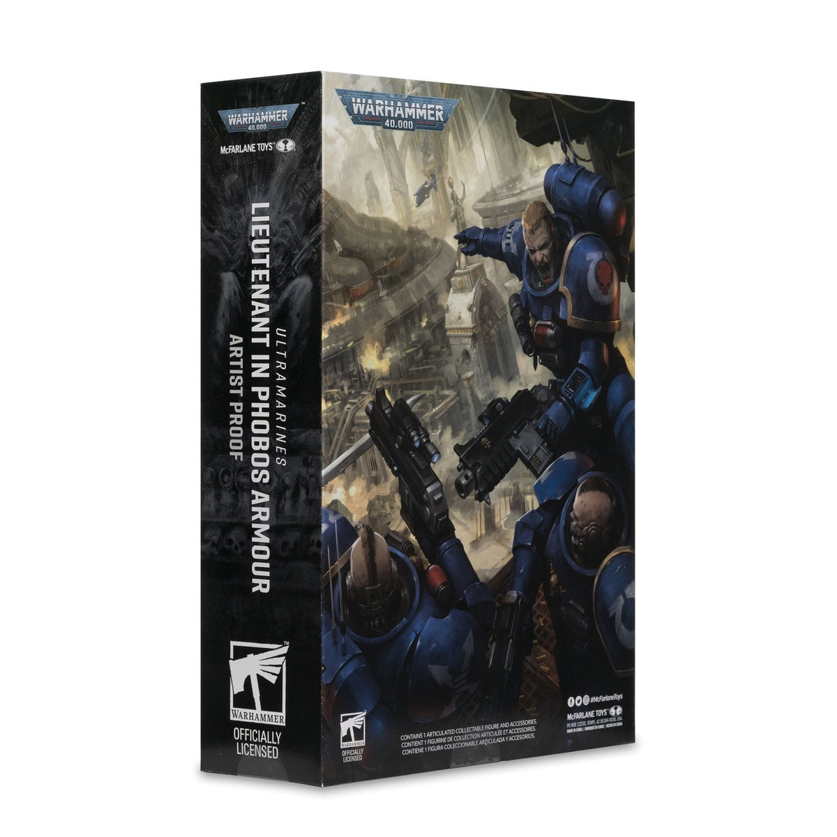 Produktbild Warhammer 40,000 Actionfigur Lieutenant i Phobos Armor (Ultramarines) (Artist Proof) 18 cm