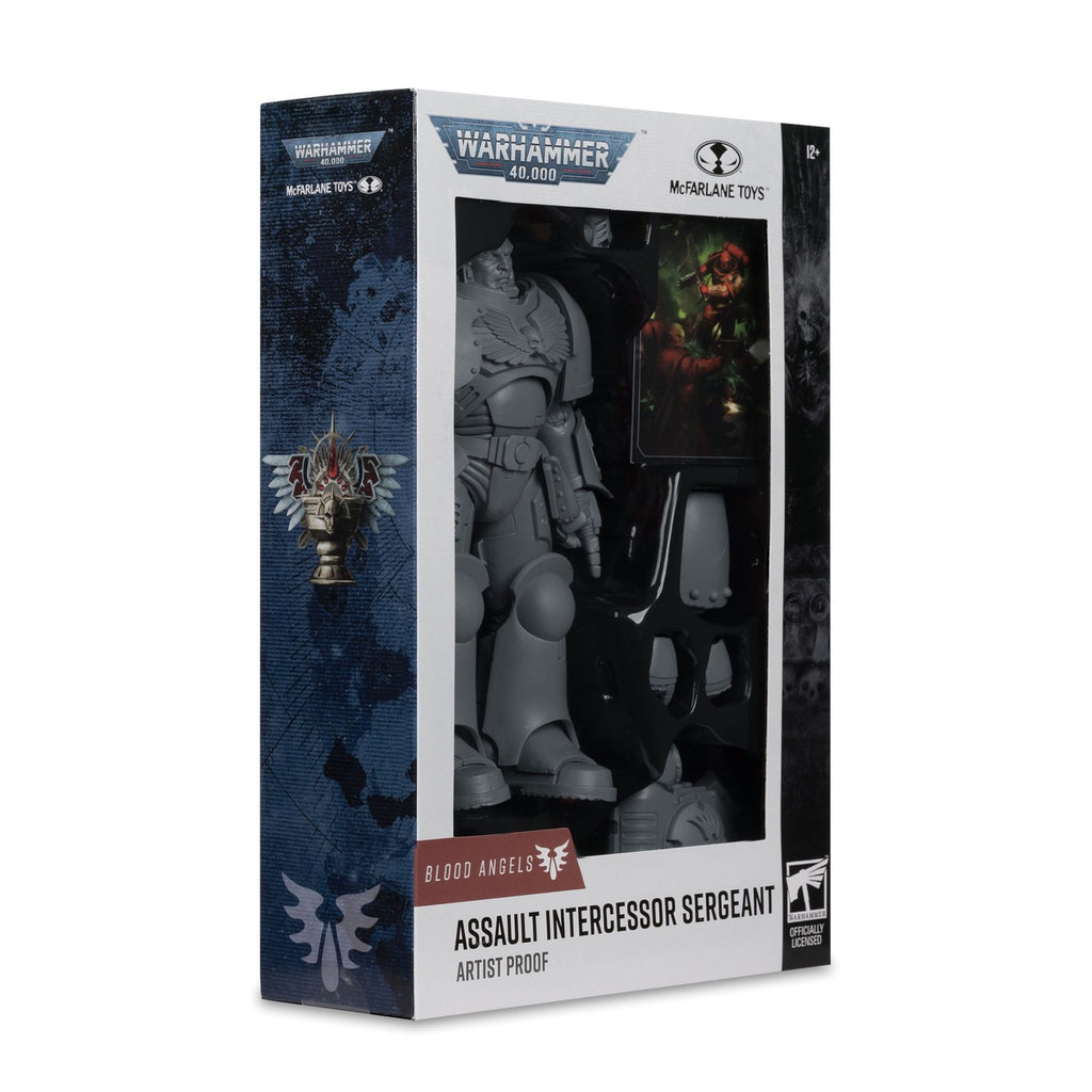 Produktbild Warhammer 40,000 Actionfigur Assault Intercessor Sergeant (Blood Angel) (Artist Proof) 18 cm