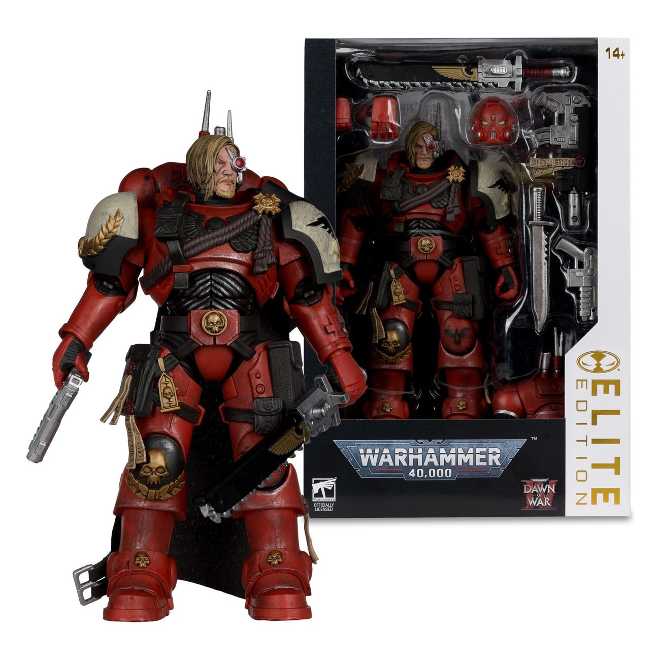 Produktbild Warhammer 40,000 Dawn of War McFarlane Elite Edition actionfigur Captain Cyrus (Dawn of War 4) 20 cm