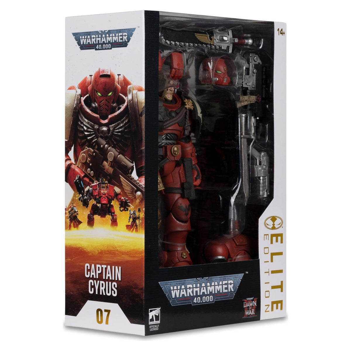 Produktbild Warhammer 40,000 Dawn of War McFarlane Elite Edition actionfigur Captain Cyrus (Dawn of War 4) 20 cm