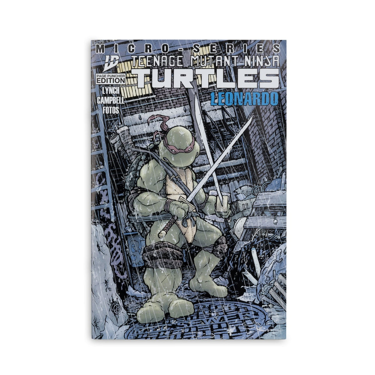 Produktbild Teenage Mutant Ninja Turtles Page Punchers actionfigur Leonardo 13 cm