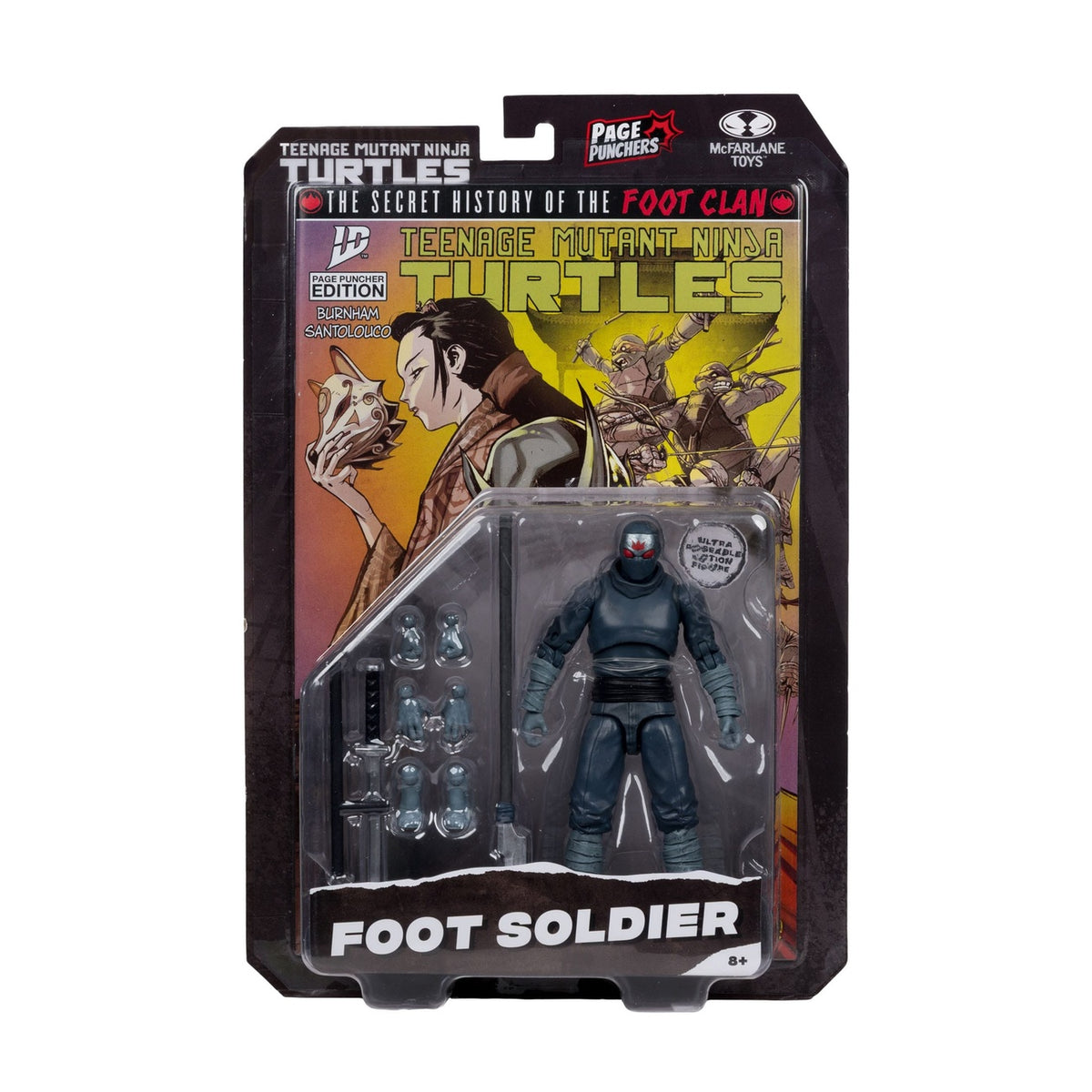 Produktbild Teenage Mutant Ninja Turtles Page Punchers actionfigur Foot Soldier 14 cm