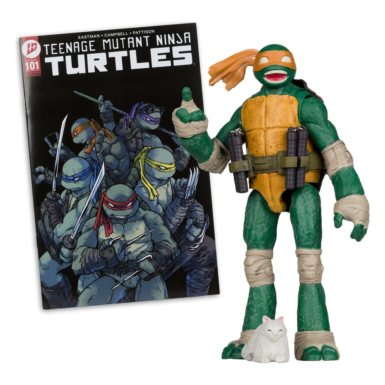 Produktbild Teenage Mutant Ninja Turtles Page Punchers actionfigur Michelangelo 13 cm