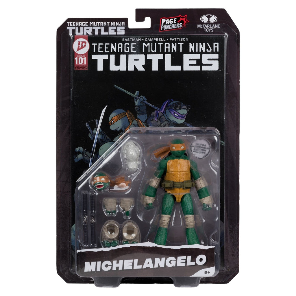 Produktbild Teenage Mutant Ninja Turtles Page Punchers actionfigur Michelangelo 13 cm