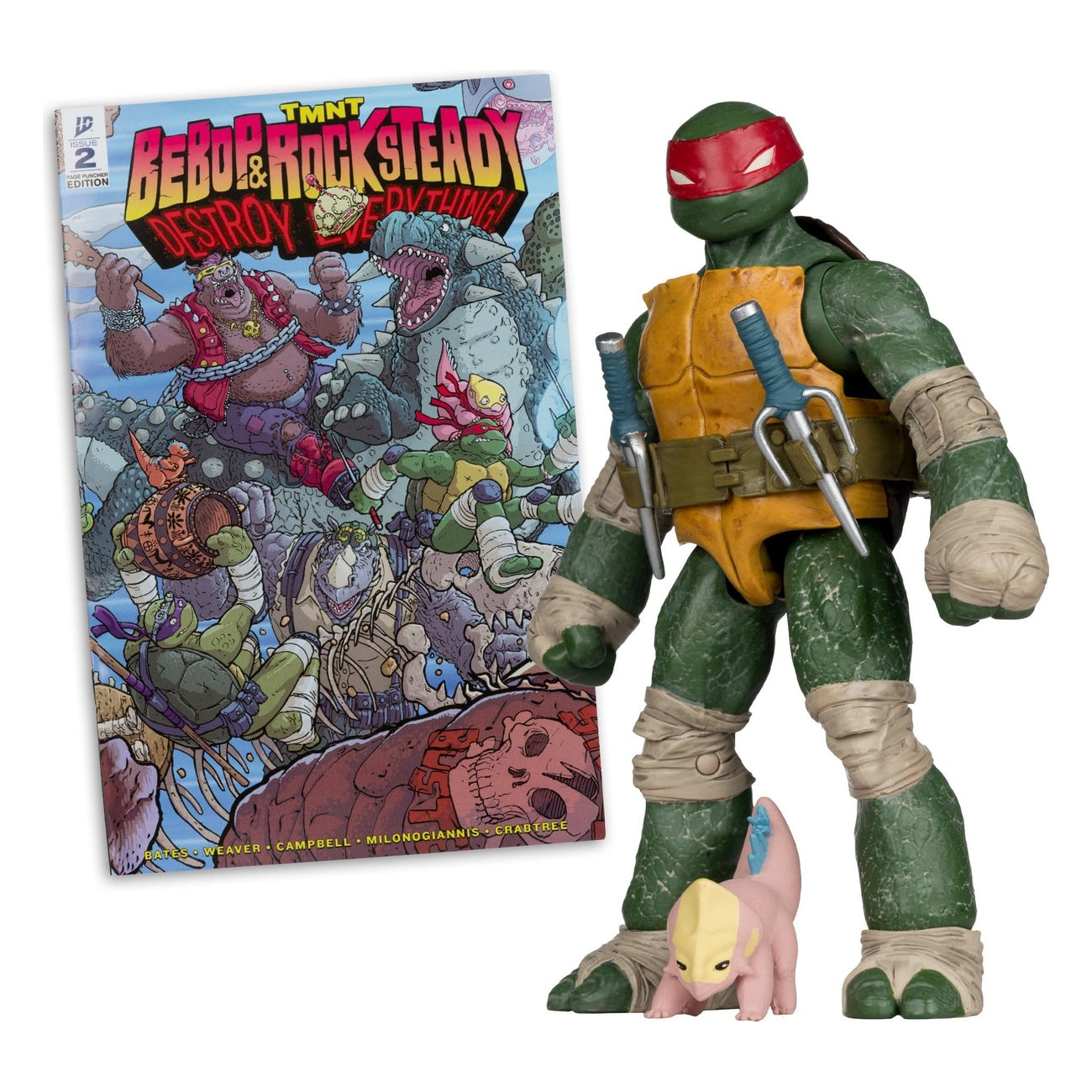 Produktbild Teenage Mutant Ninja Turtles Page Punchers actionfigur Raphael 13 cm