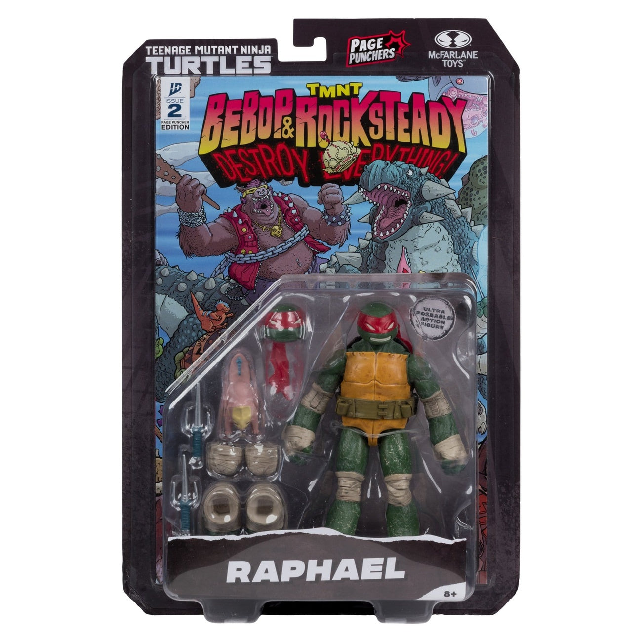 Produktbild Teenage Mutant Ninja Turtles Page Punchers actionfigur Raphael 13 cm