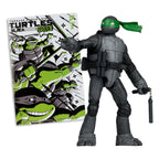 Produktbild Teenage Mutant Ninja Turtles Page Punchers actionfigur Michelangelo (Black White & Green) (Red Platinum Edition) 13 cm