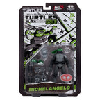 Produktbild Teenage Mutant Ninja Turtles Page Punchers actionfigur Michelangelo (Black White & Green) (Red Platinum Edition) 13 cm